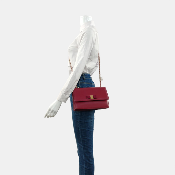 Ginny Calfskin Red