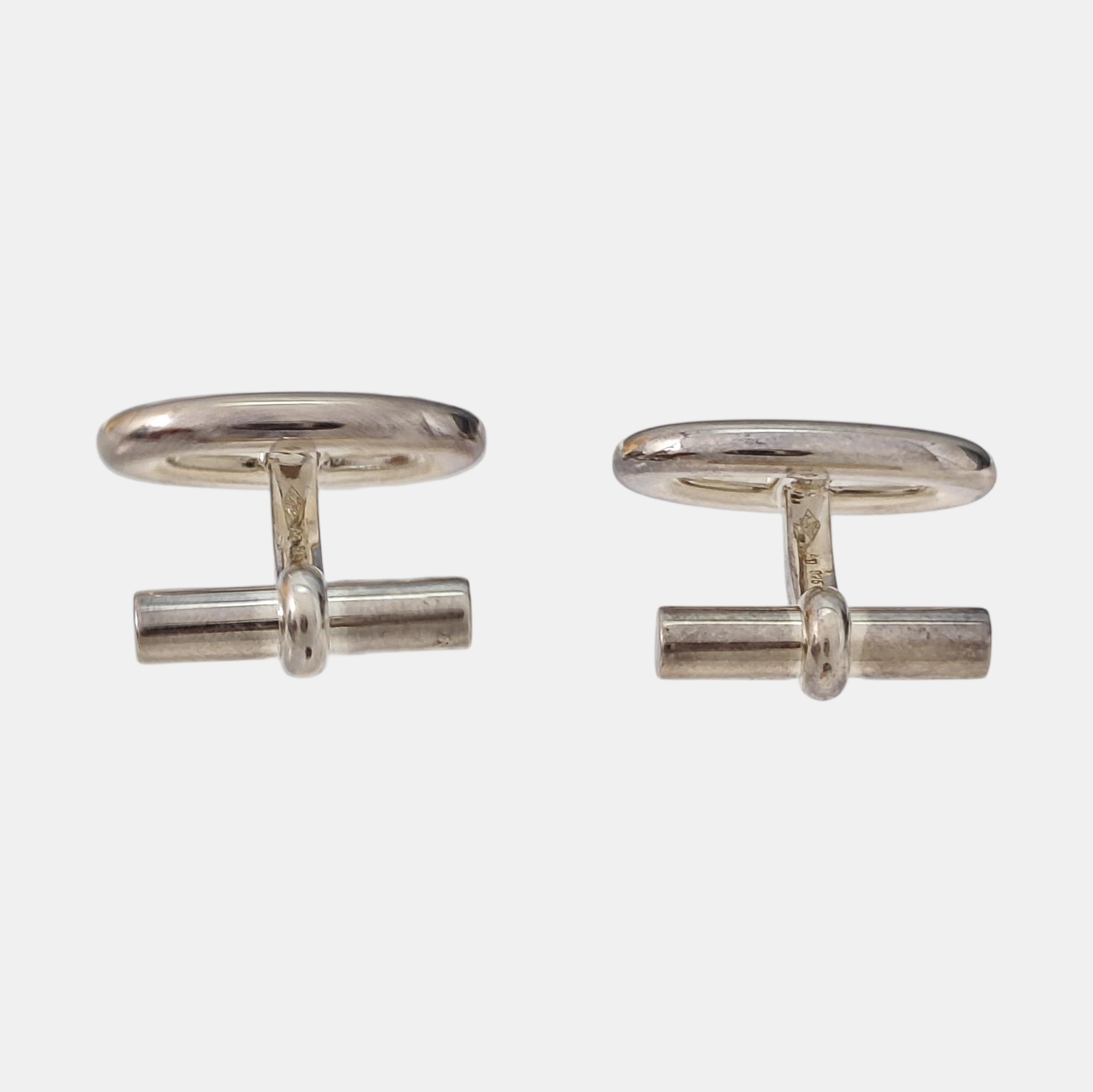 Metal Cufflink Silver
