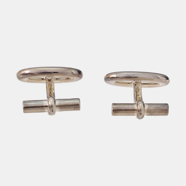 Metal Cufflink Silver