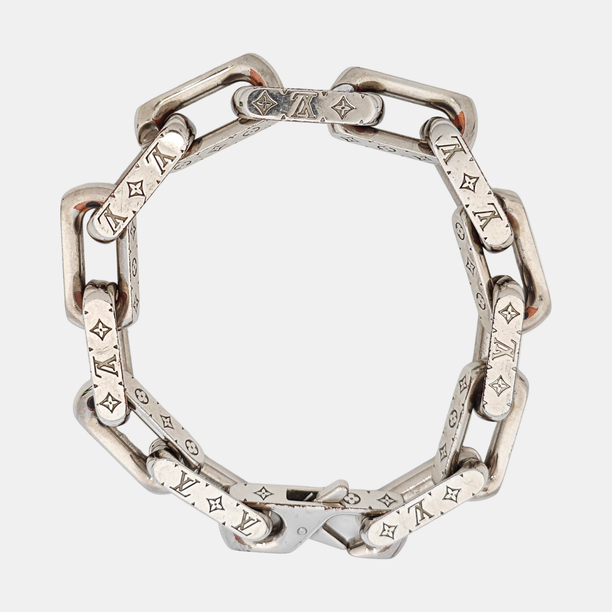 MONOGRAM Metal Silver Bracelet