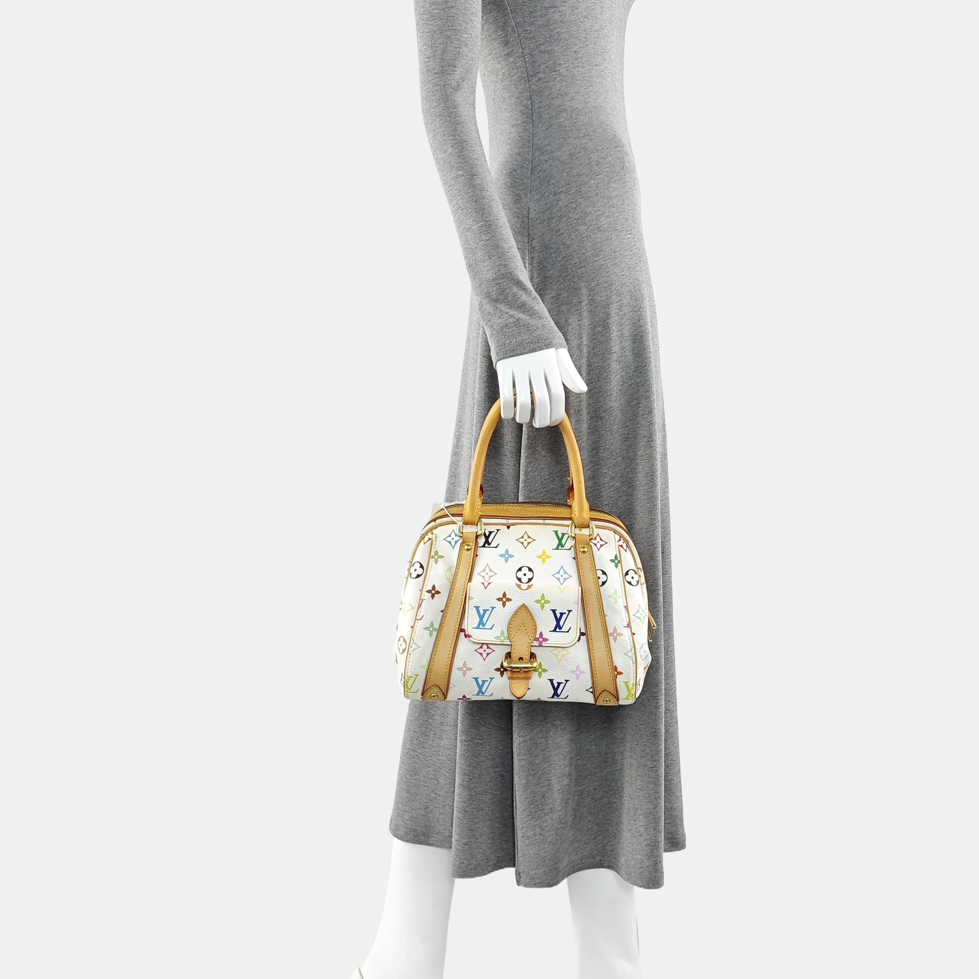 LV × TM PRISCILLA Monogram Coated Canvas White