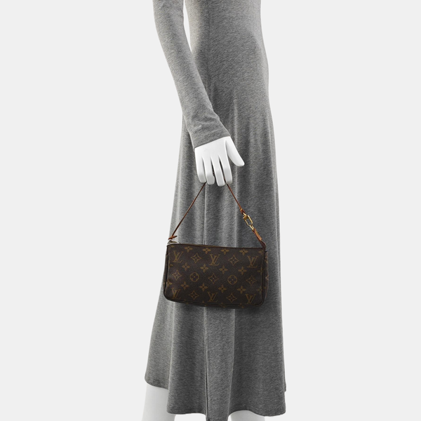 ACCESSOIRES Monogram Coated Canvas Brown