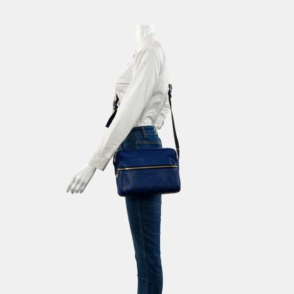 OUTDOOR PM Monogram Coated Canvas Blue