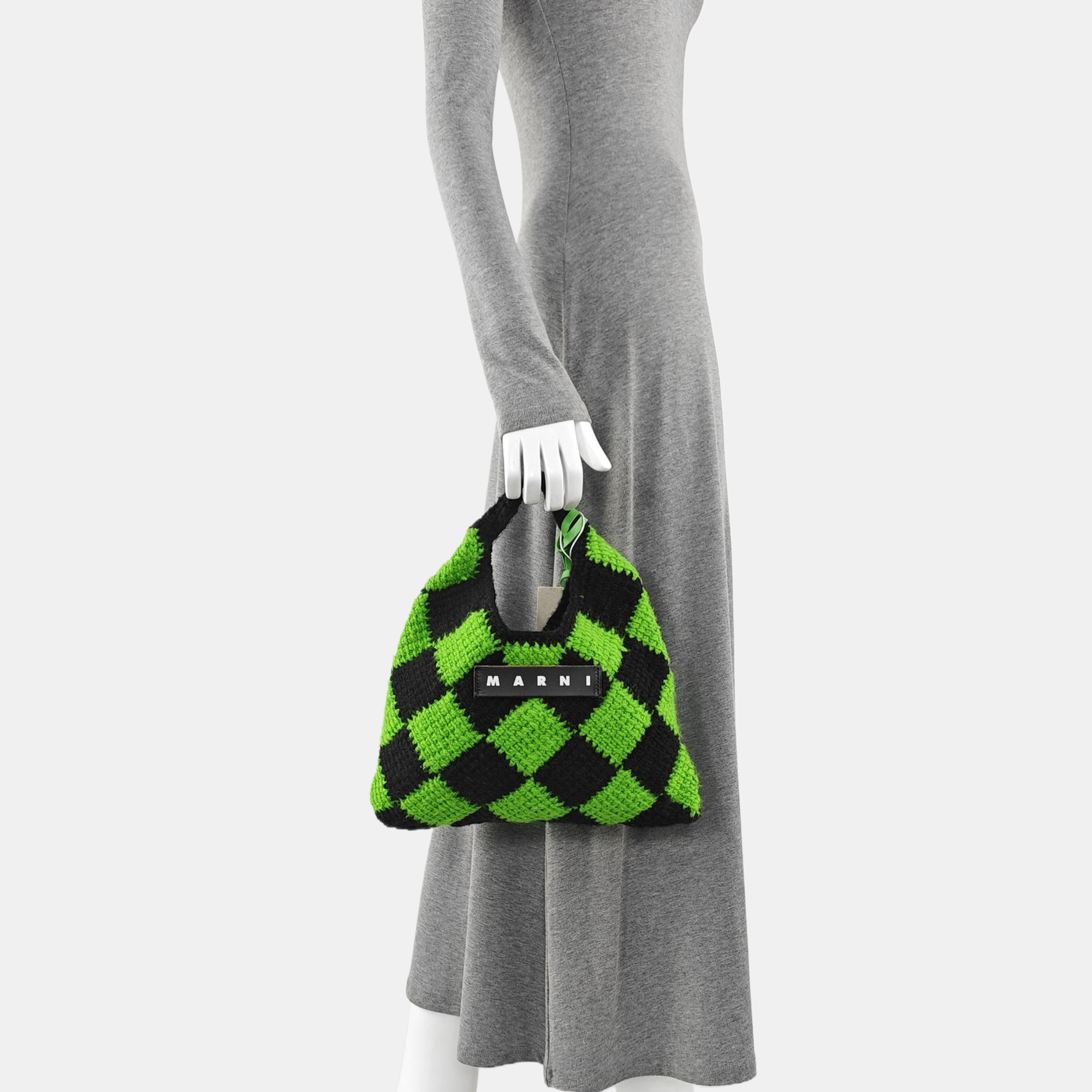 Fabric Top Handle Bag Multicolor