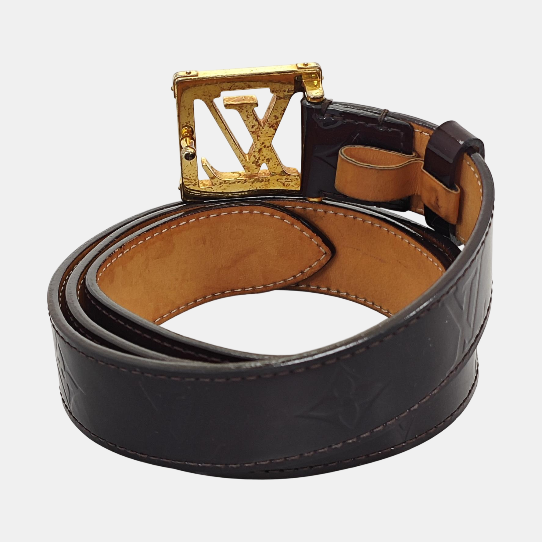 Leather Belt Red
