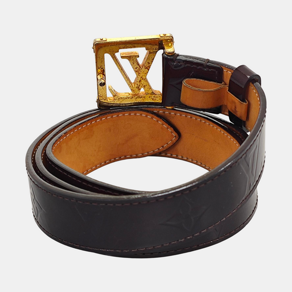 Leather Belt Red