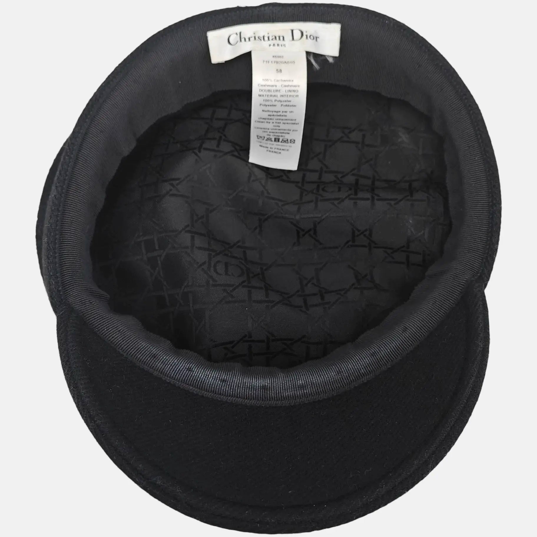 Cashmere Hat Black
