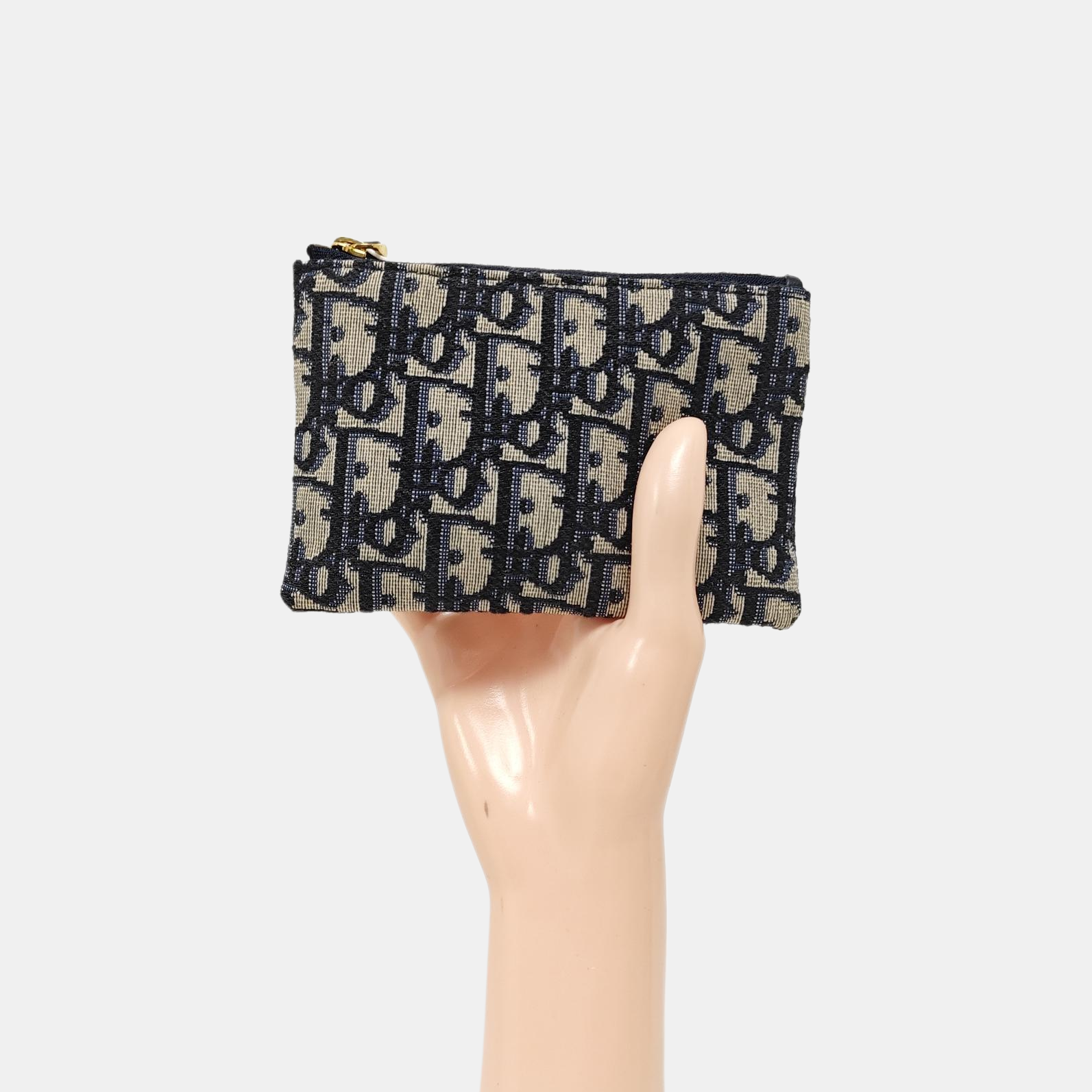 Oblique Canvas Wallet Blue