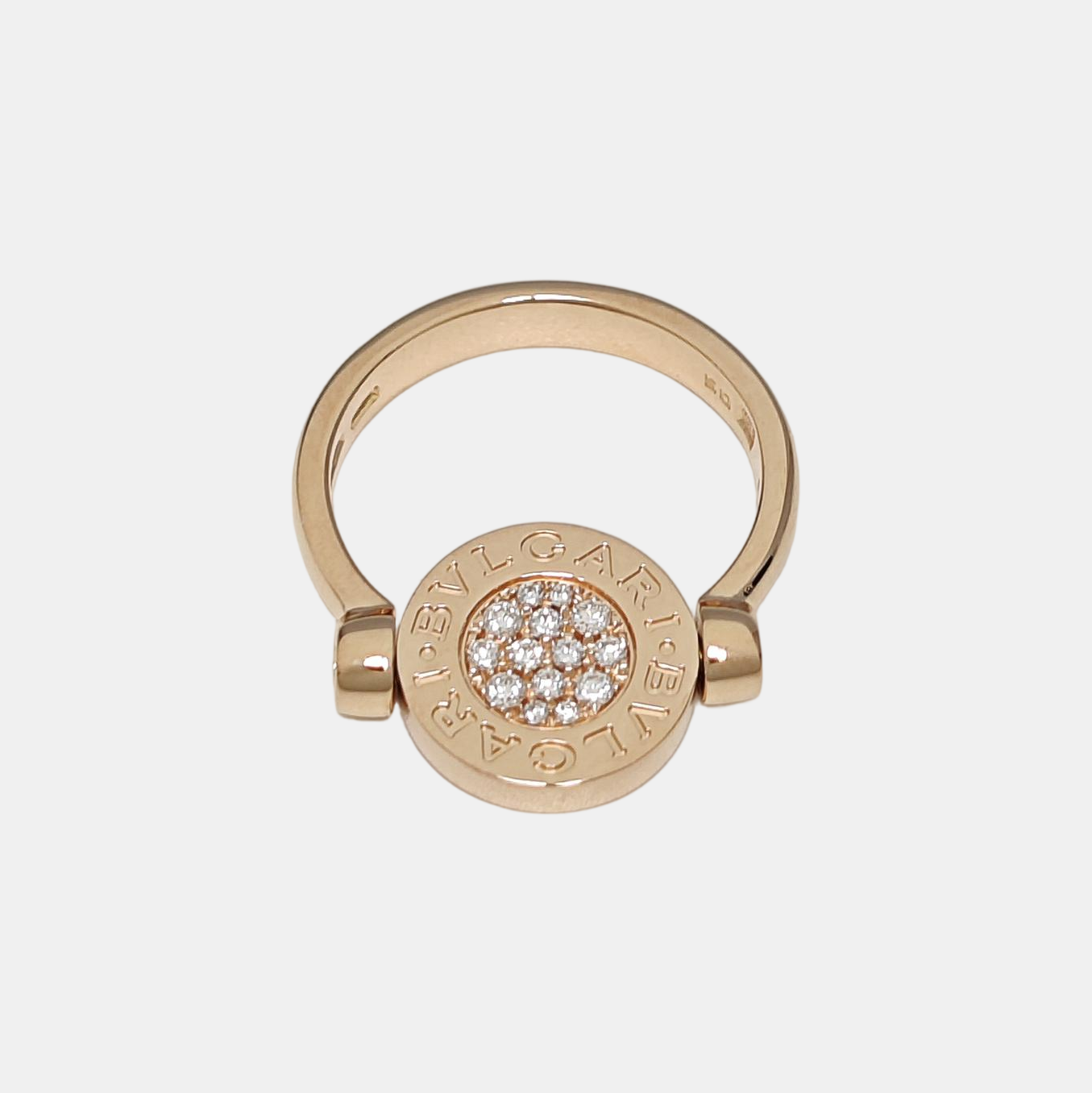 BVLGARI BVLGARI 18k Rose Gold Ring EU 49