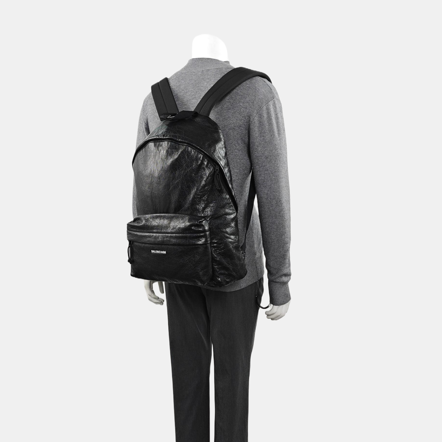 Calfskin Backpack Black