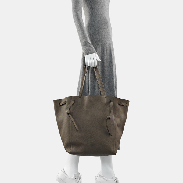CABAS PHANTOM Small Calfskin Gray