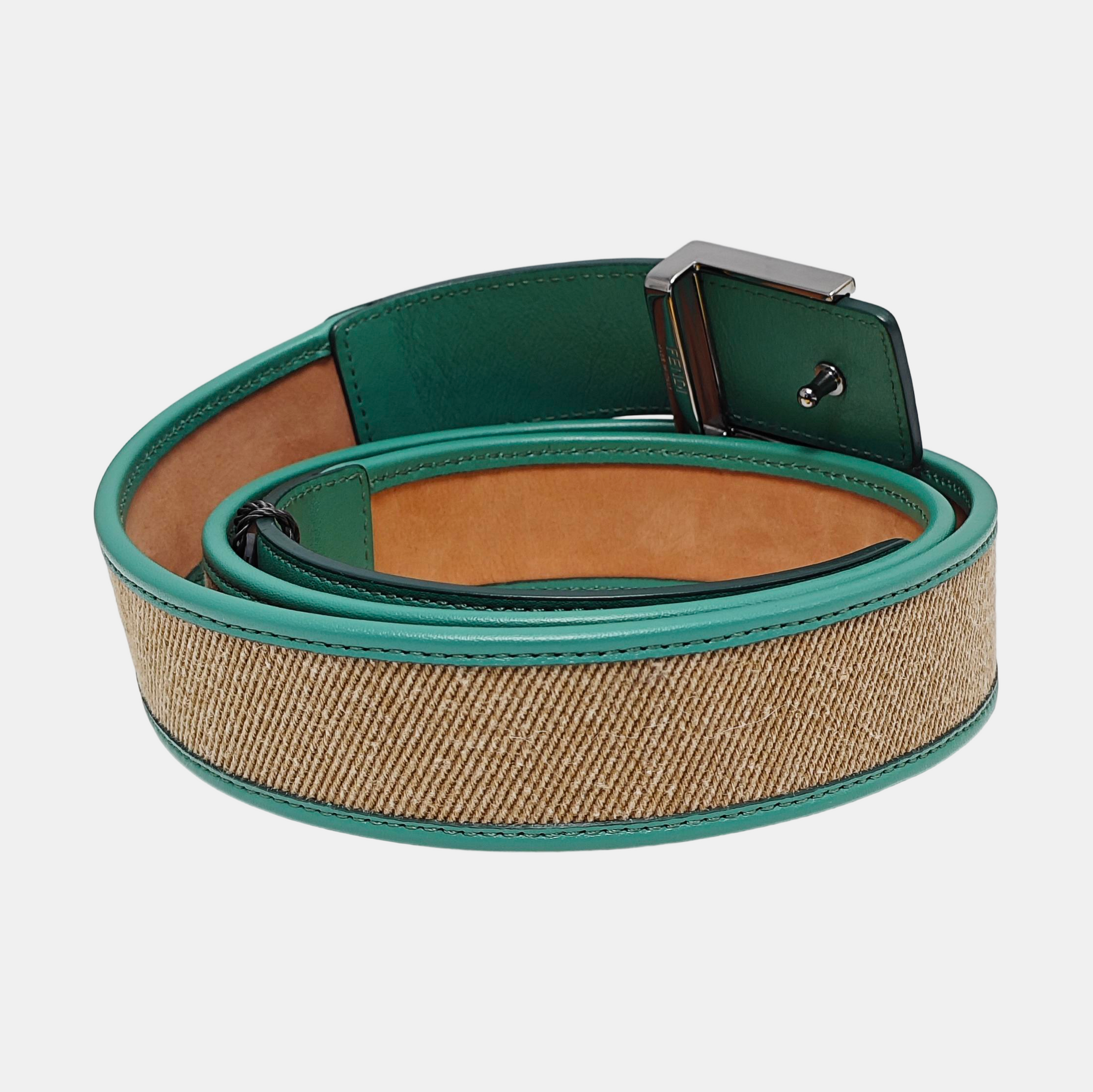 Leather Belt Green
