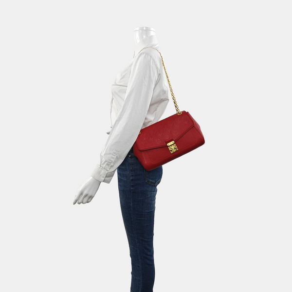 SAINT-GERMAIN Monogram Calfskin Red