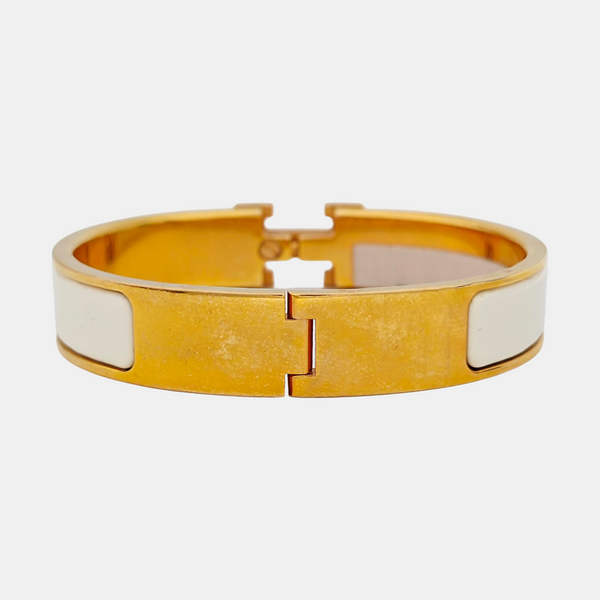 Clic H Metal Gold Bangle