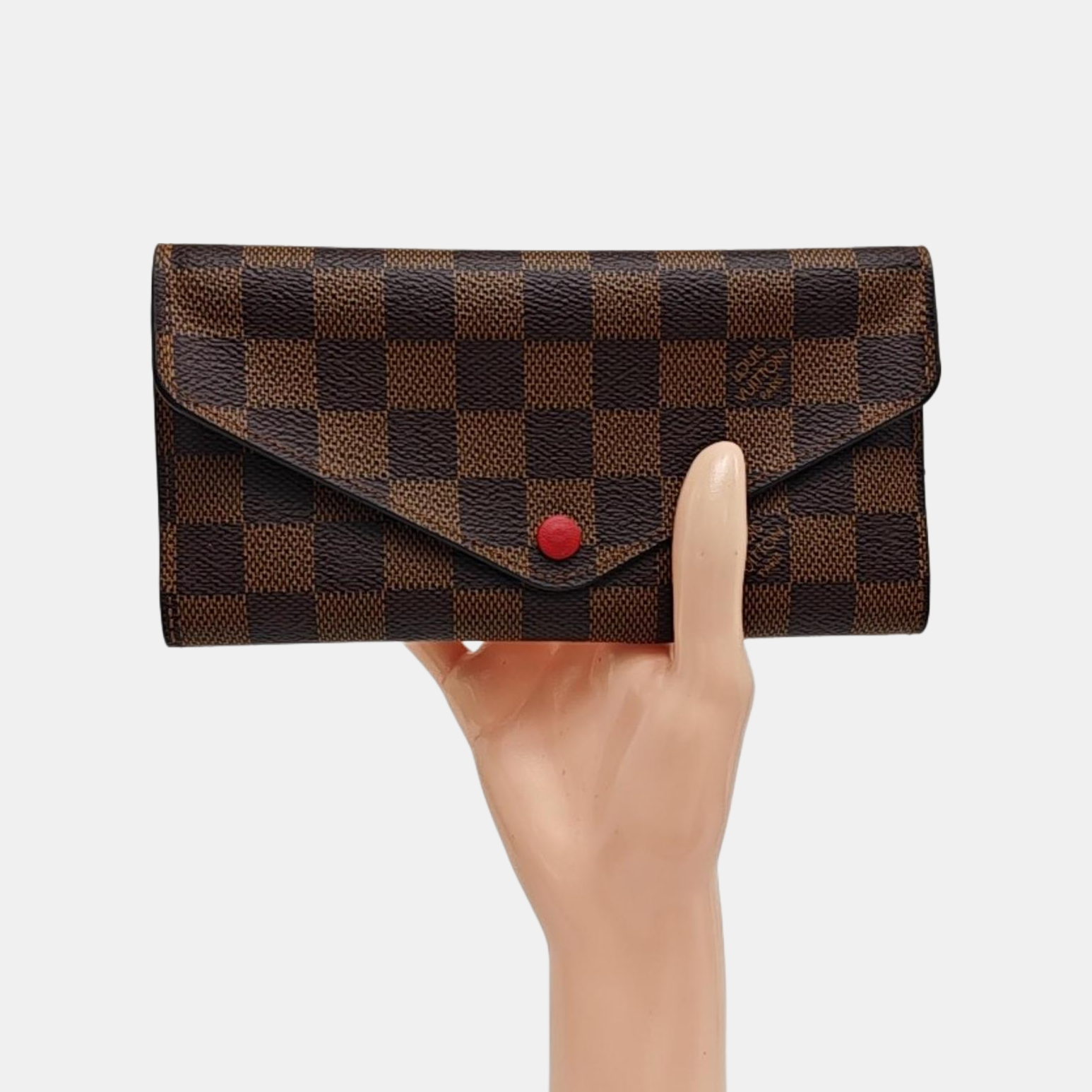JOSÉPHINE Damier Ebene Coated Canvas Brown