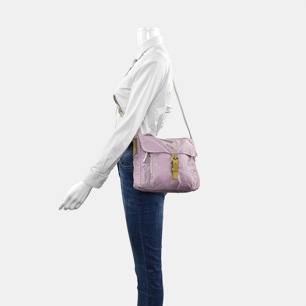 Vela Messenger Bag Nylon Purple