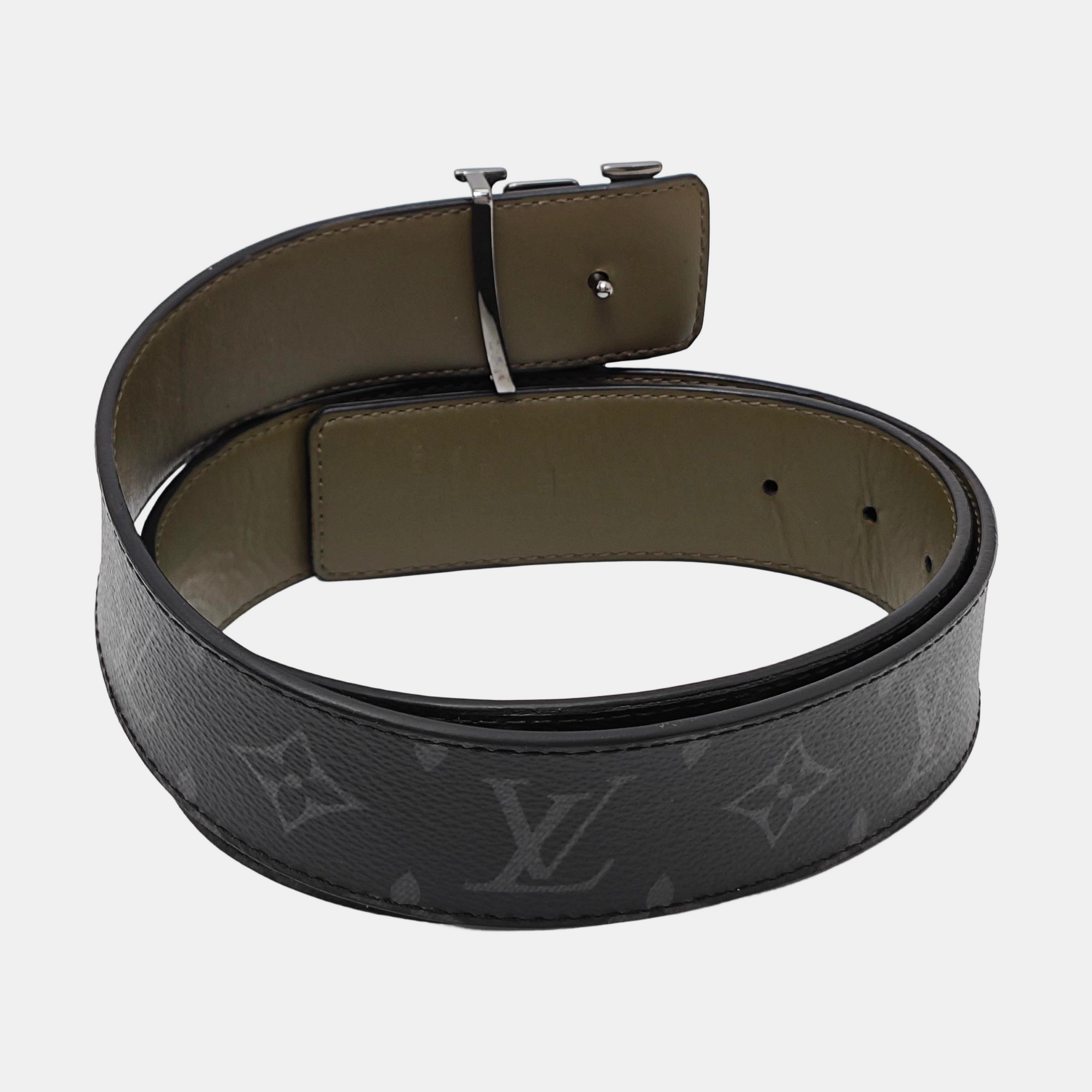 Coated Canvas Belt Gray