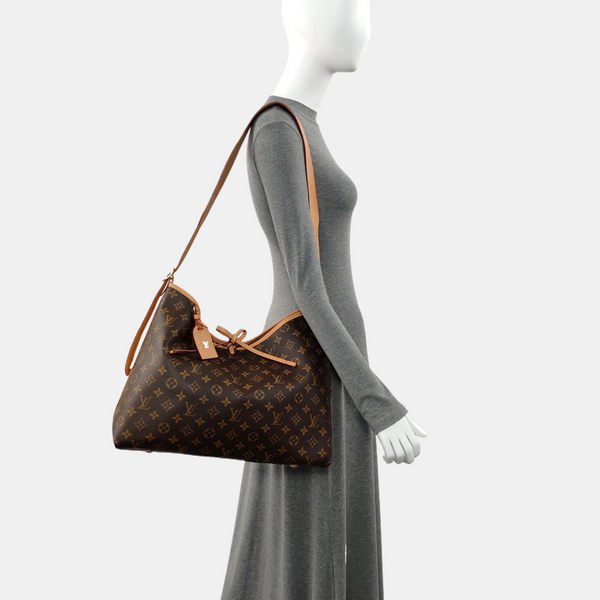 CARRYALL MM Monogram Coated Canvas Brown