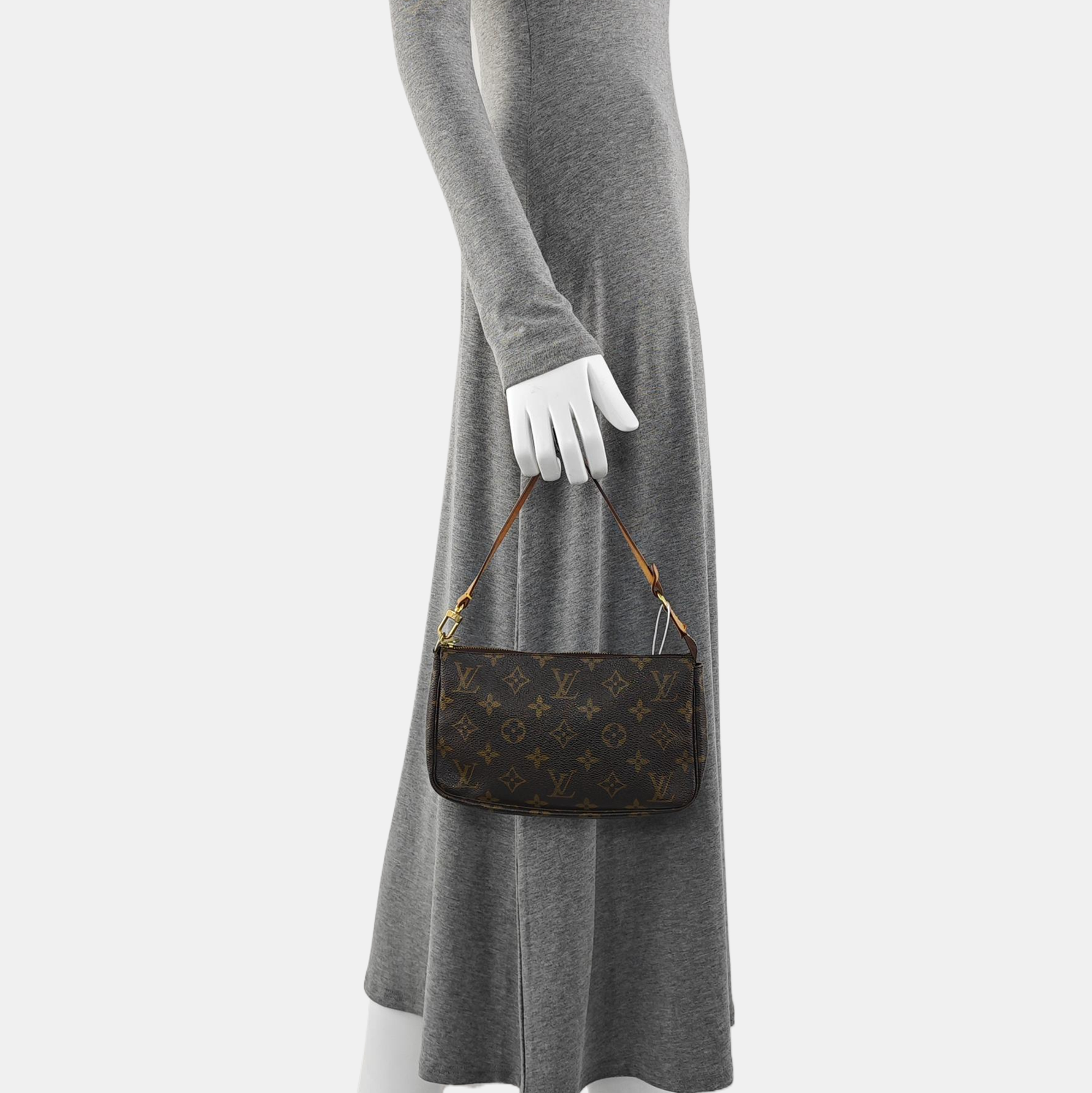 ACCESSOIRES Monogram Coated Canvas Brown