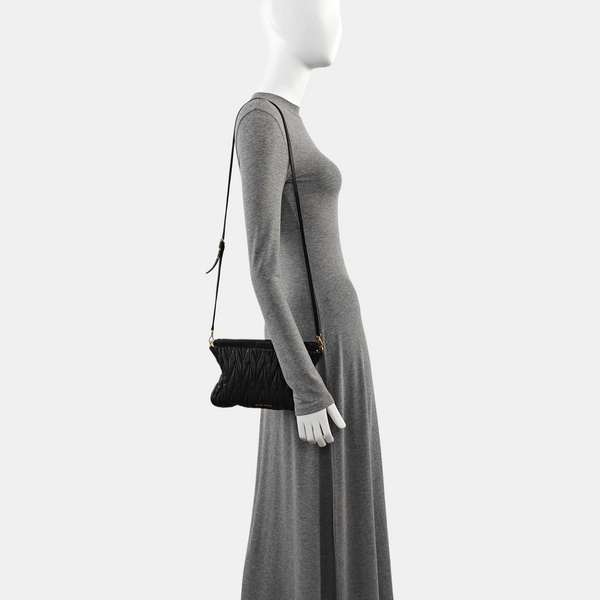 Lambskin Shoulder Bag Black