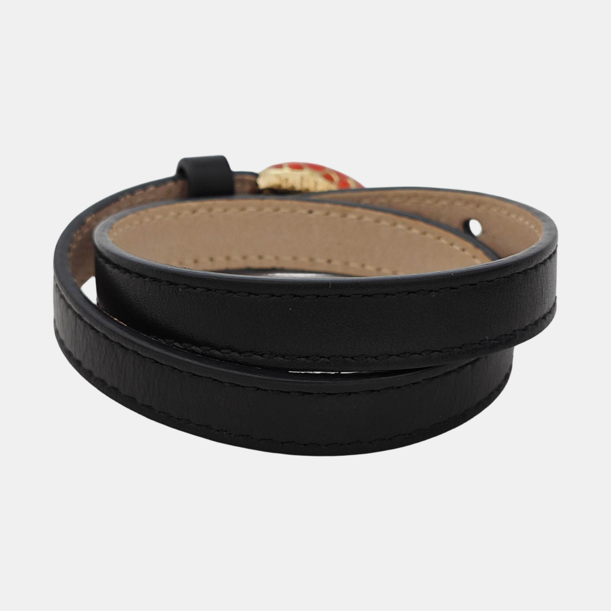 SERPENTI Brass Black Bracelet