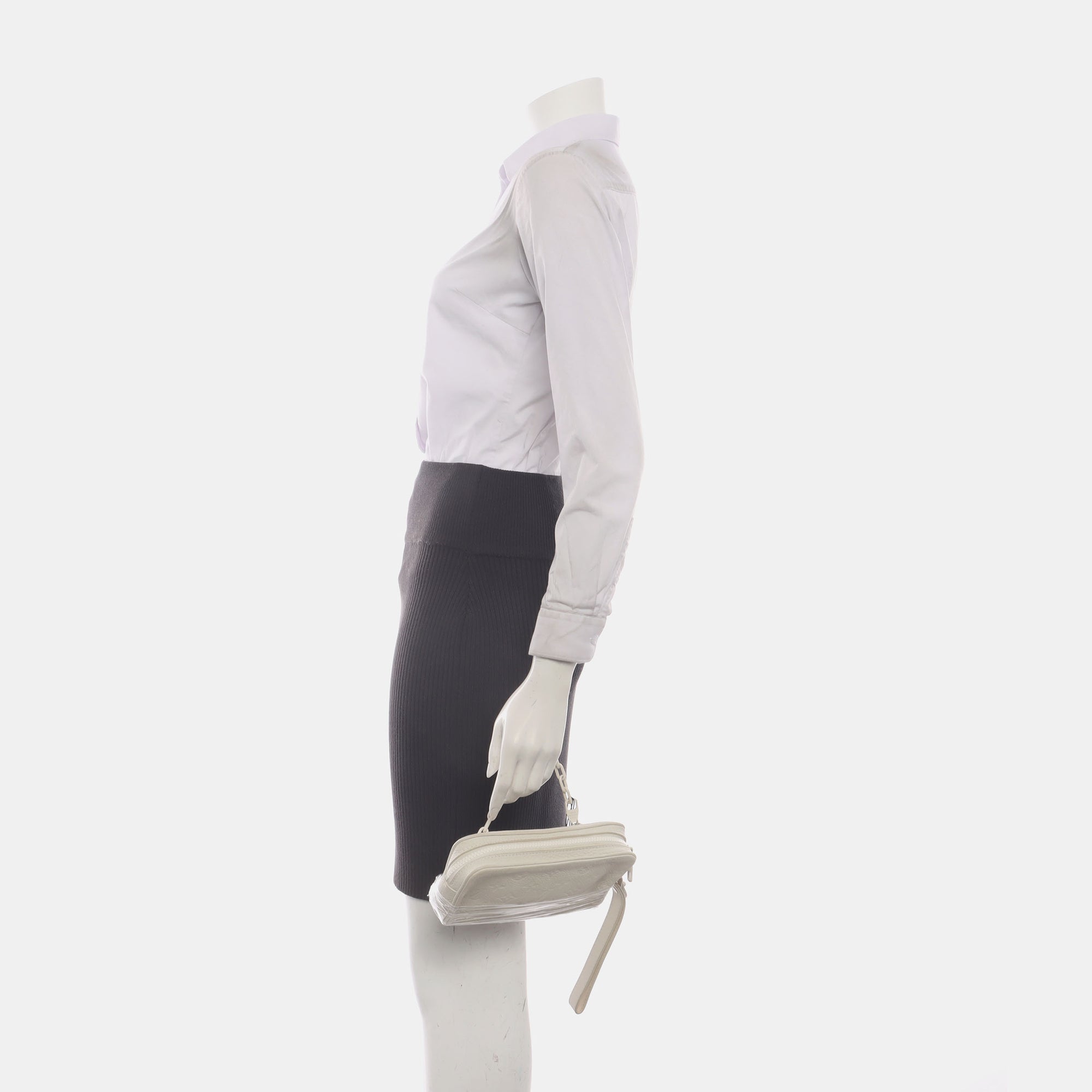VOLGA Monogram Calfskin White