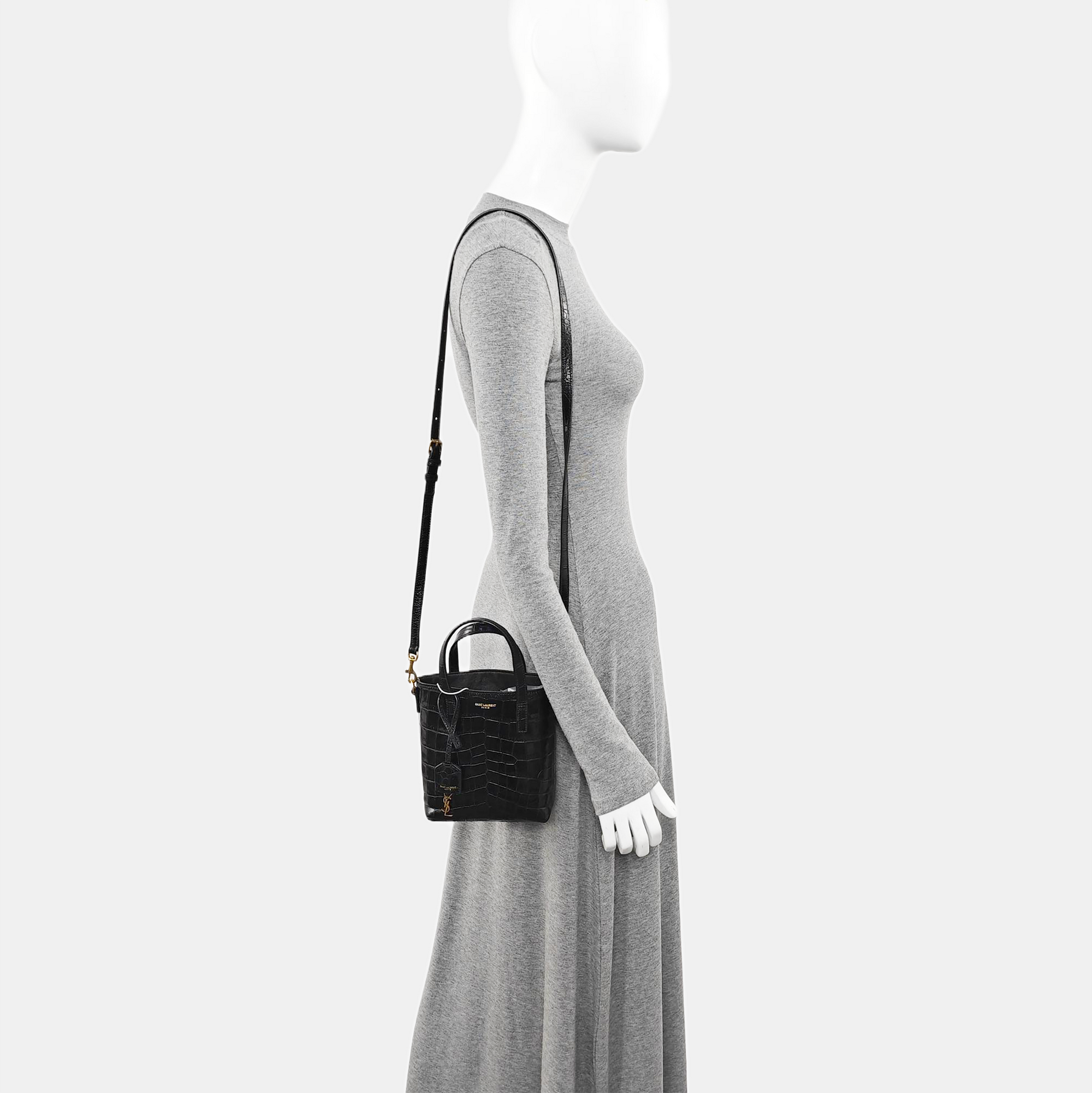 Calfskin Shoulder Bag Black