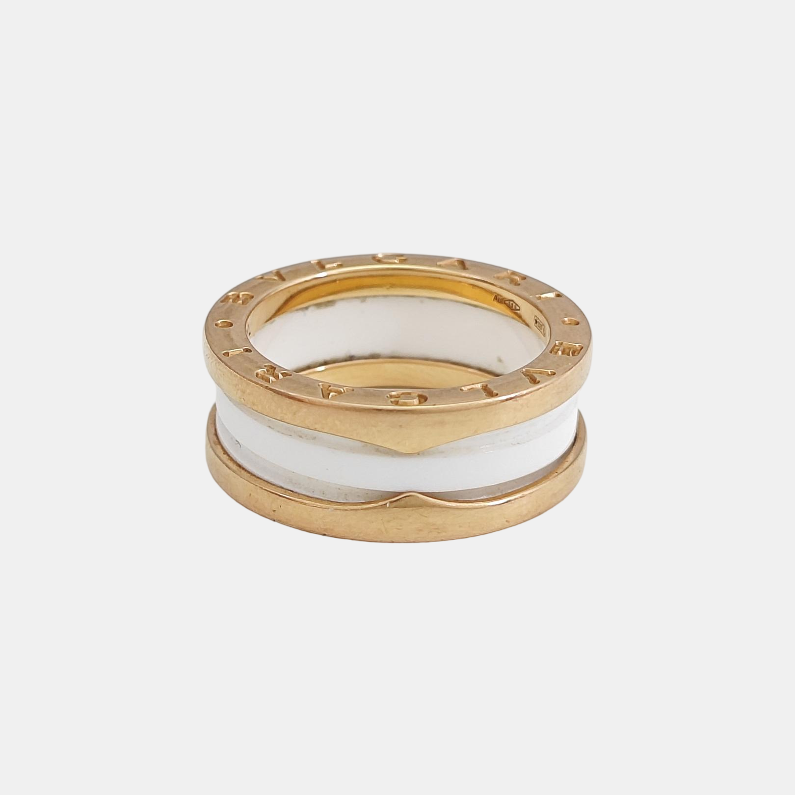 B.ZERO1 18k Rose Gold Ring EU 54