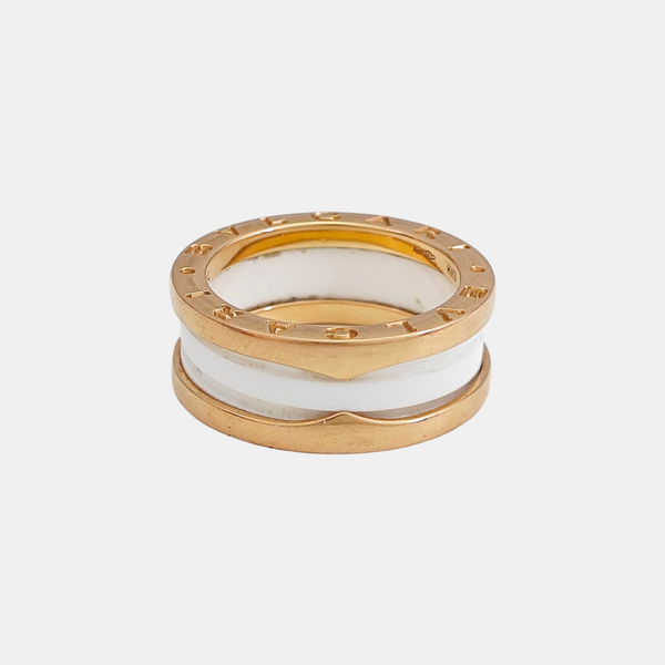 B.ZERO1 18k Rose Gold Ring EU 54