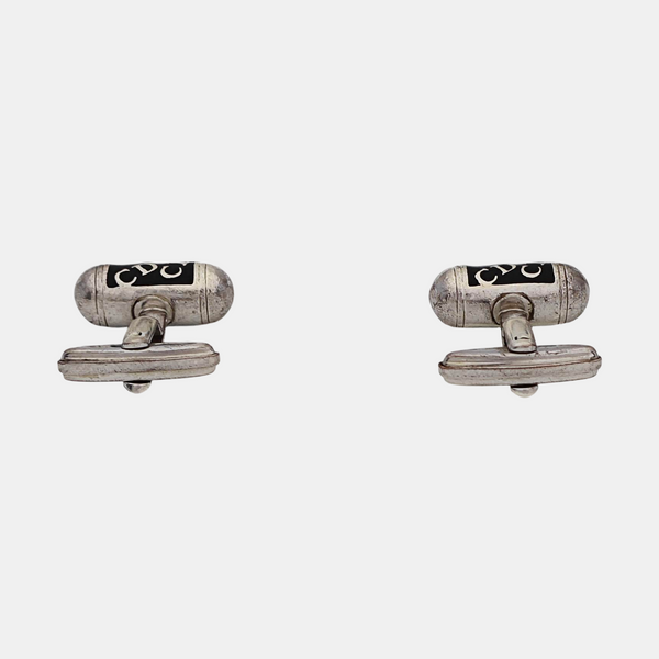 Metal Cufflink Silver