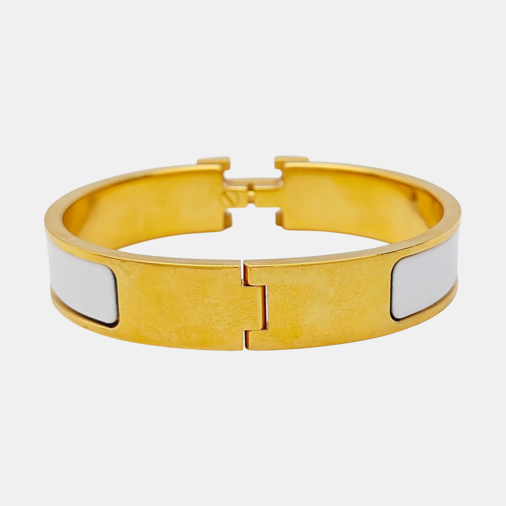 Clic H Metal Gold Bangle