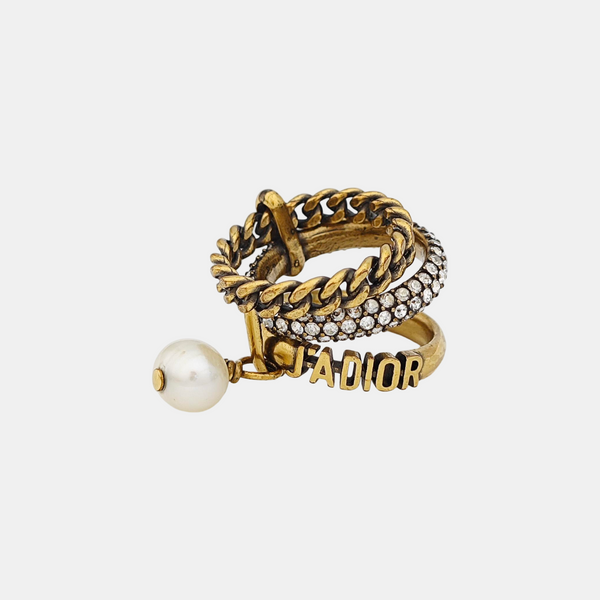 J'adior Metal Gold Ring EU 51