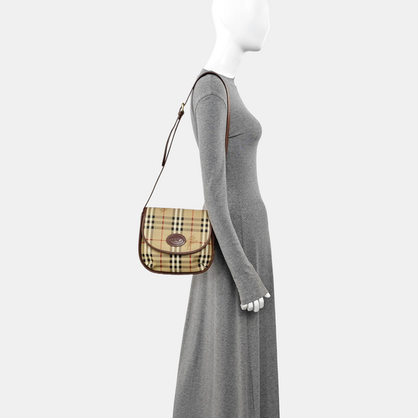 Coated Canvas Shoulder Bag Multicolor