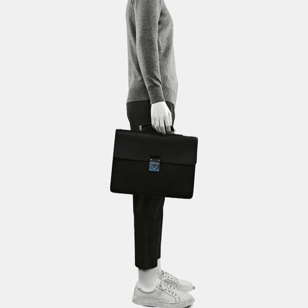 OMBRE CARTABLE Calfskin Black