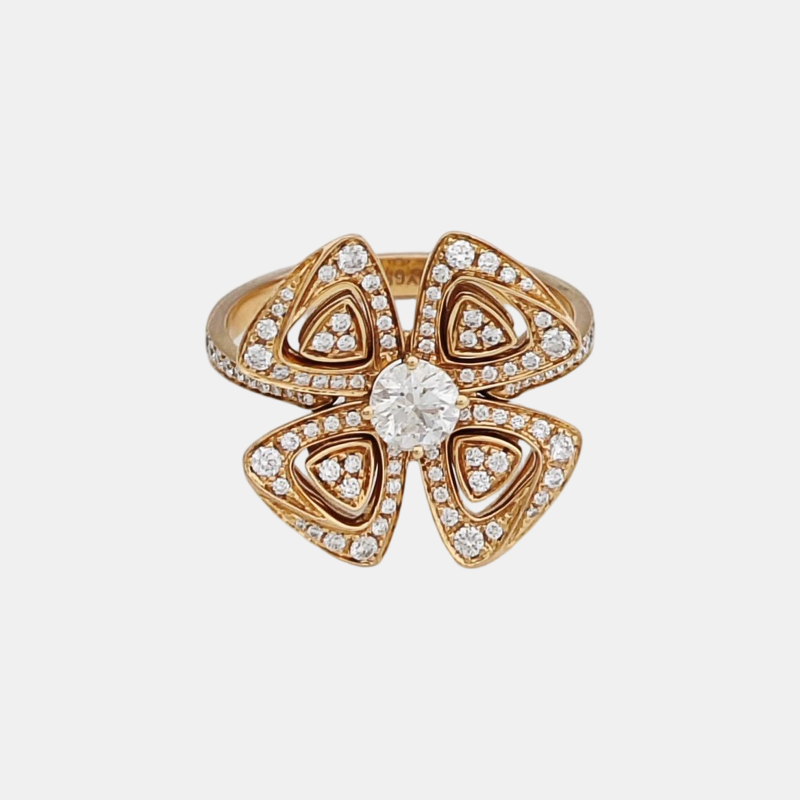 FIOREVER 18k Rose Gold Ring EU 56
