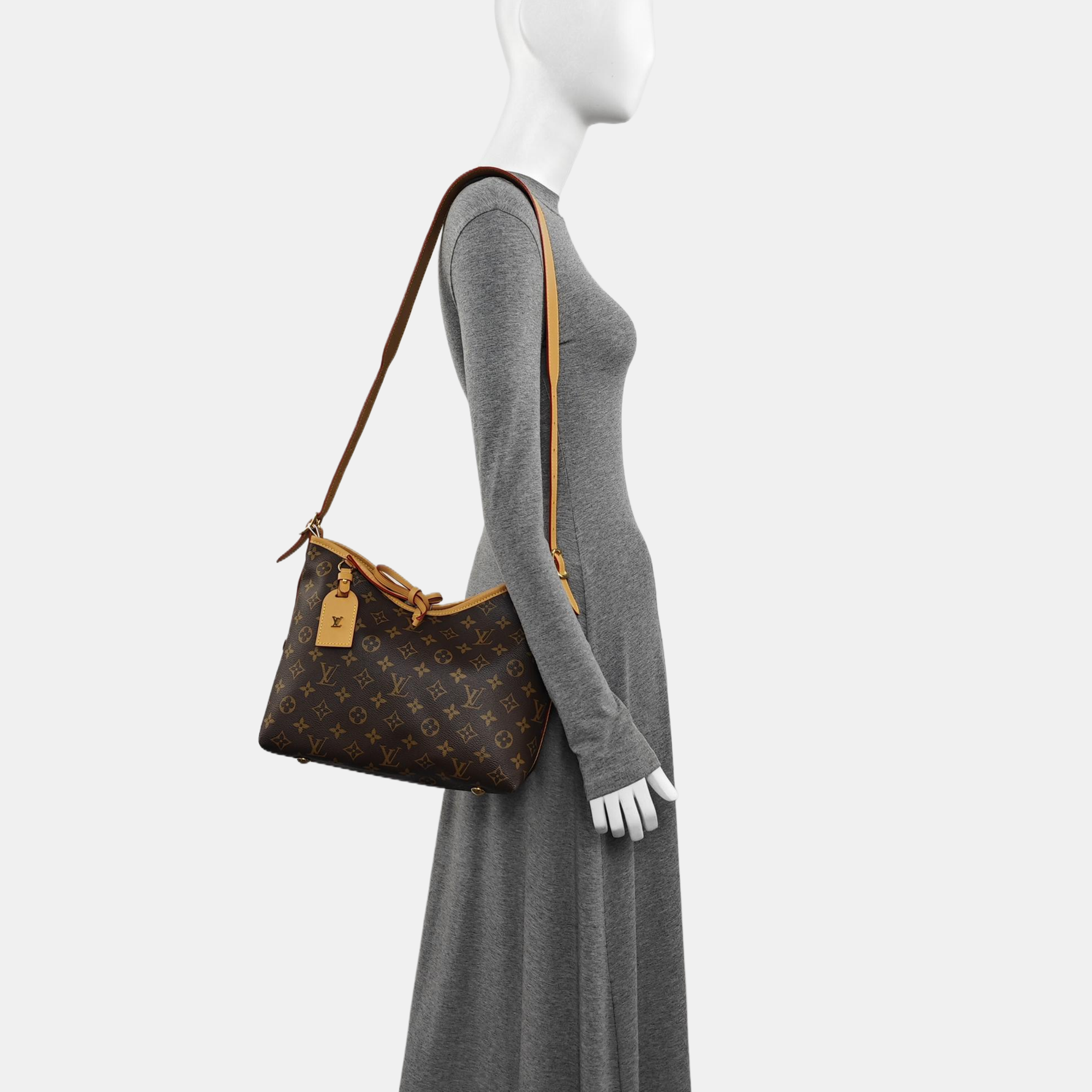 CARRYALL PM Monogram Coated Canvas Brown