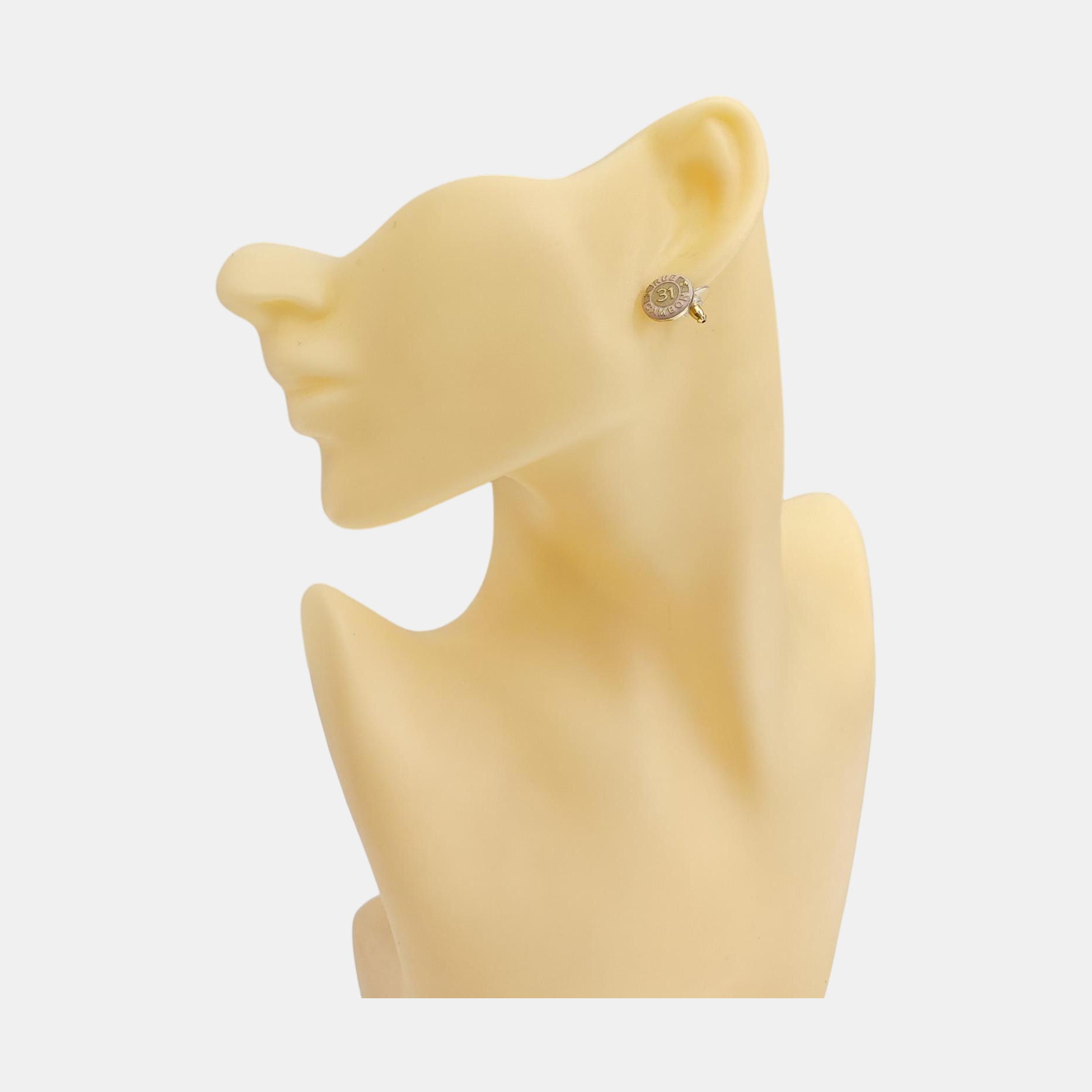 Metal Gold Stud Earrings