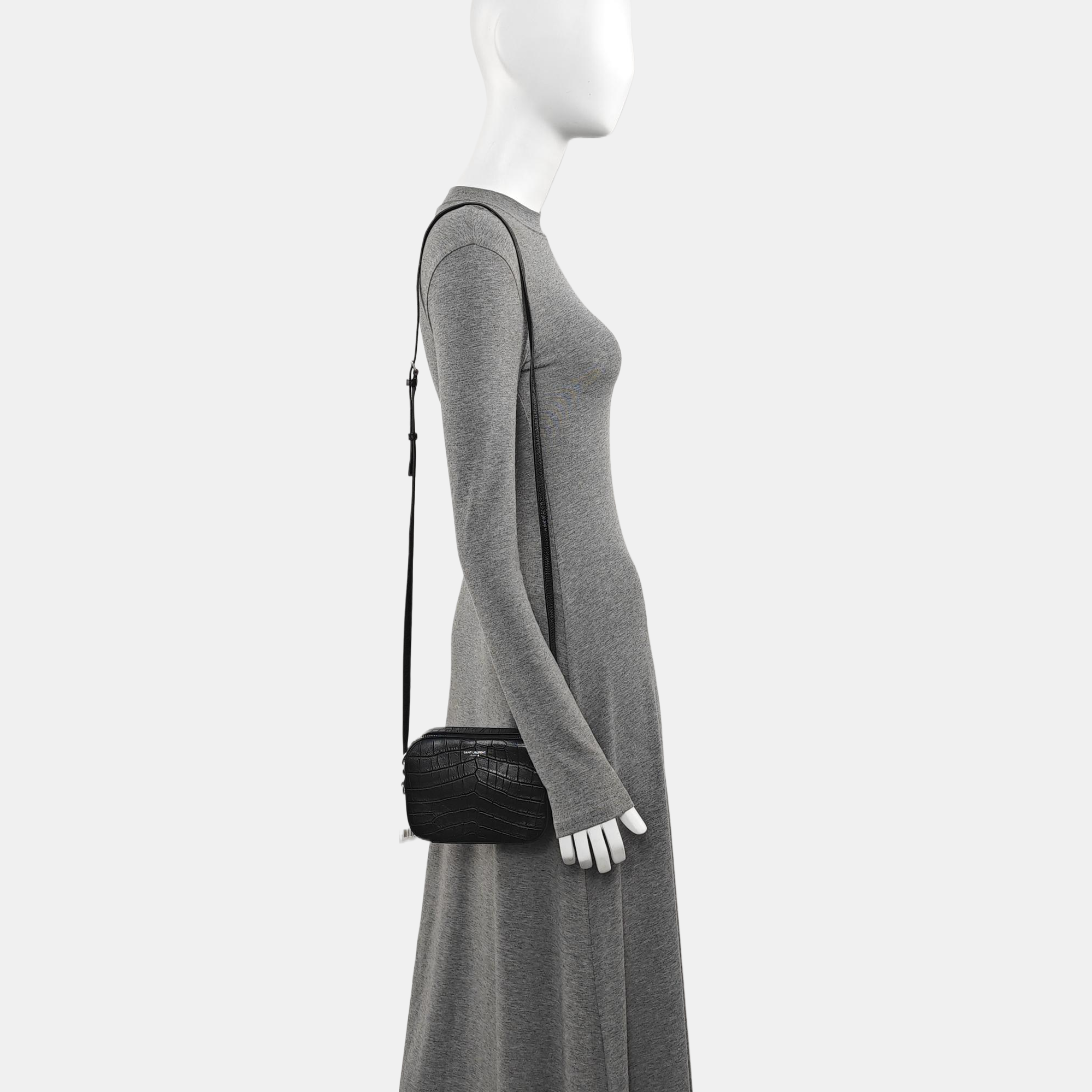 Calfskin Shoulder Bag Black