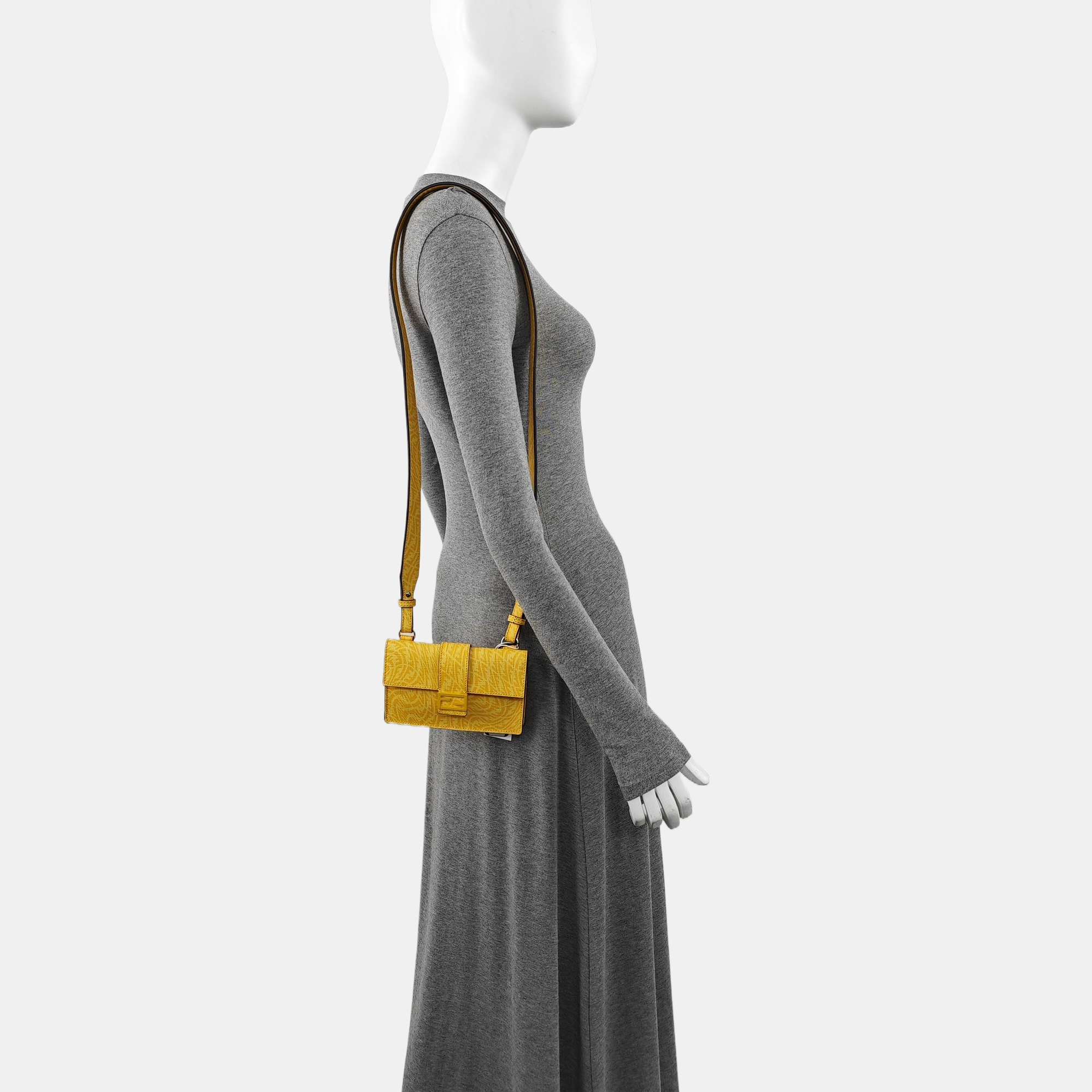 Baguette Mini Calfskin Yellow