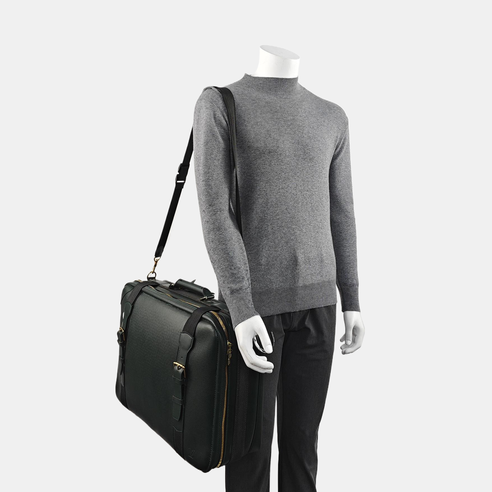 SATELLITE 53 Calfskin Green