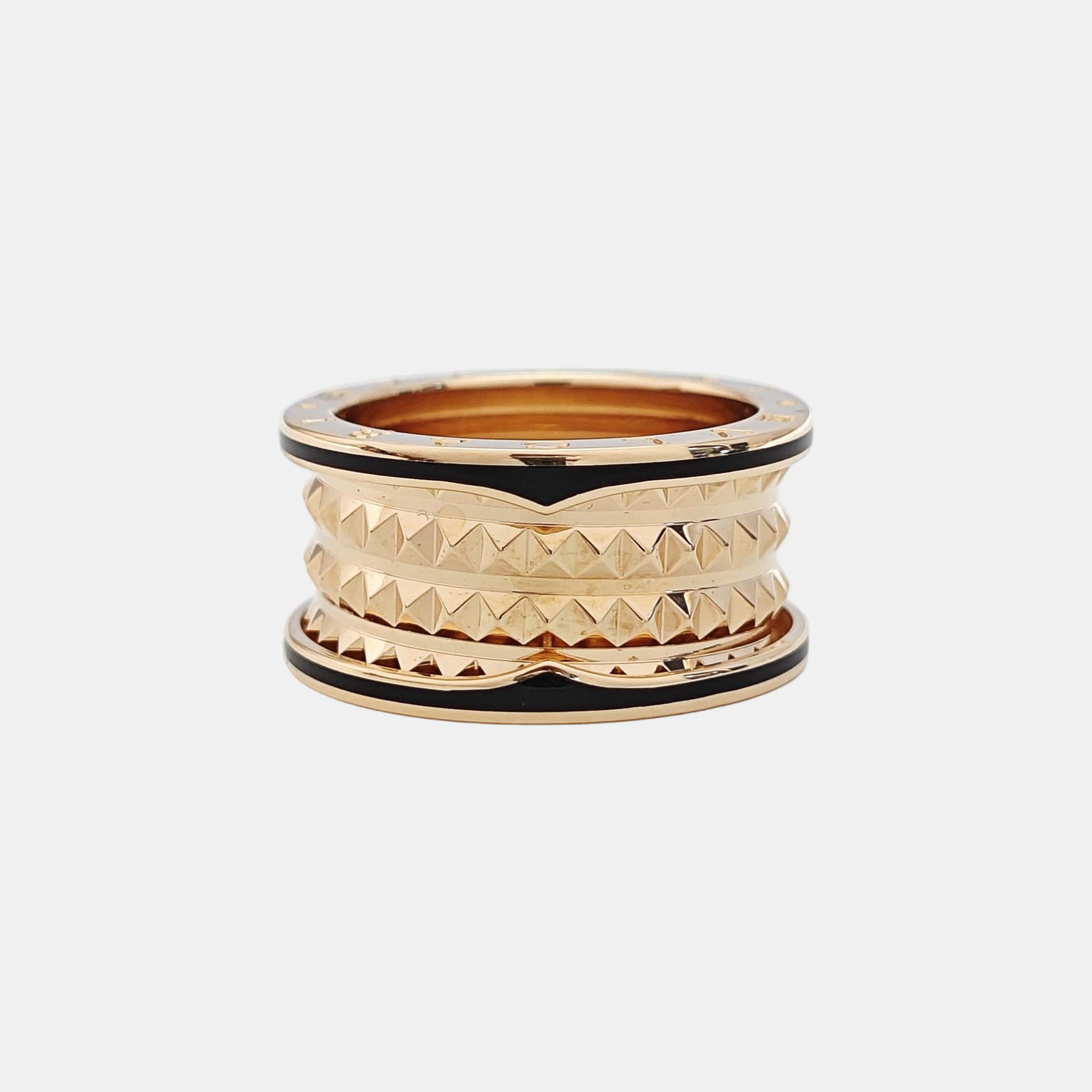B.ZERO1 18k Rose Gold Ring EU 60