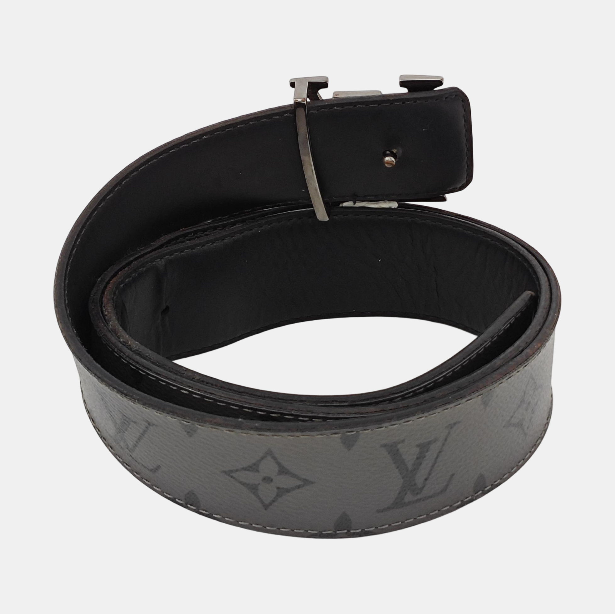 Leather Belt Gray