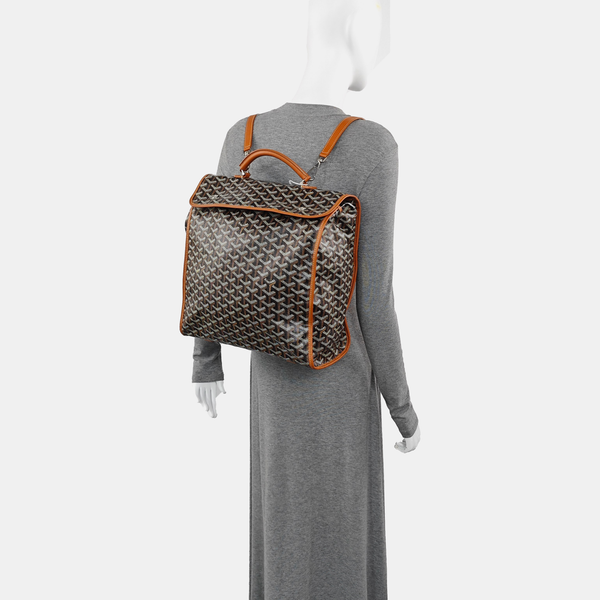 Saint Léger Coated Canvas Brown