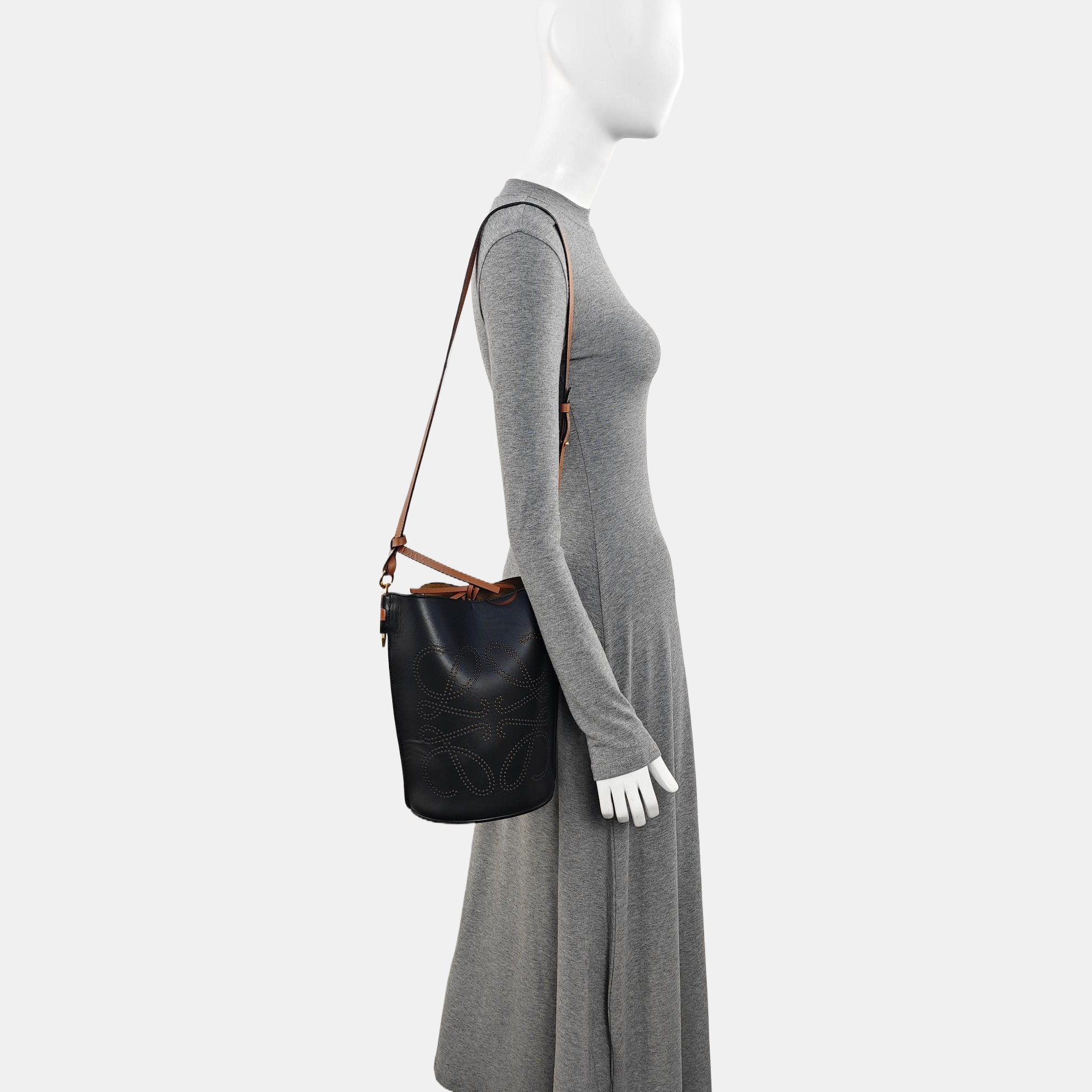 Gate Mini Calfskin Black