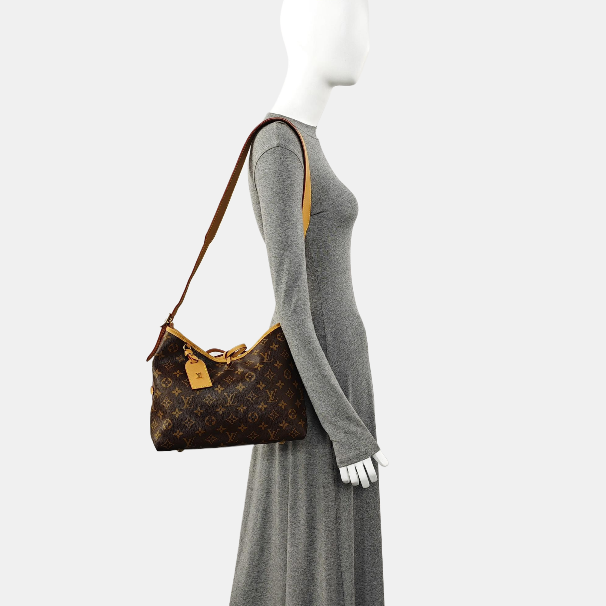 CARRYALL PM Monogram Coated Canvas Brown