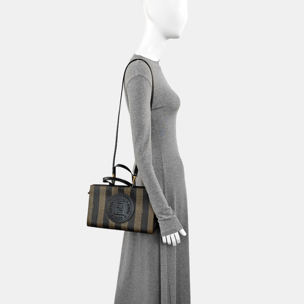 Coated Canvas Shoulder Bag Multicolor