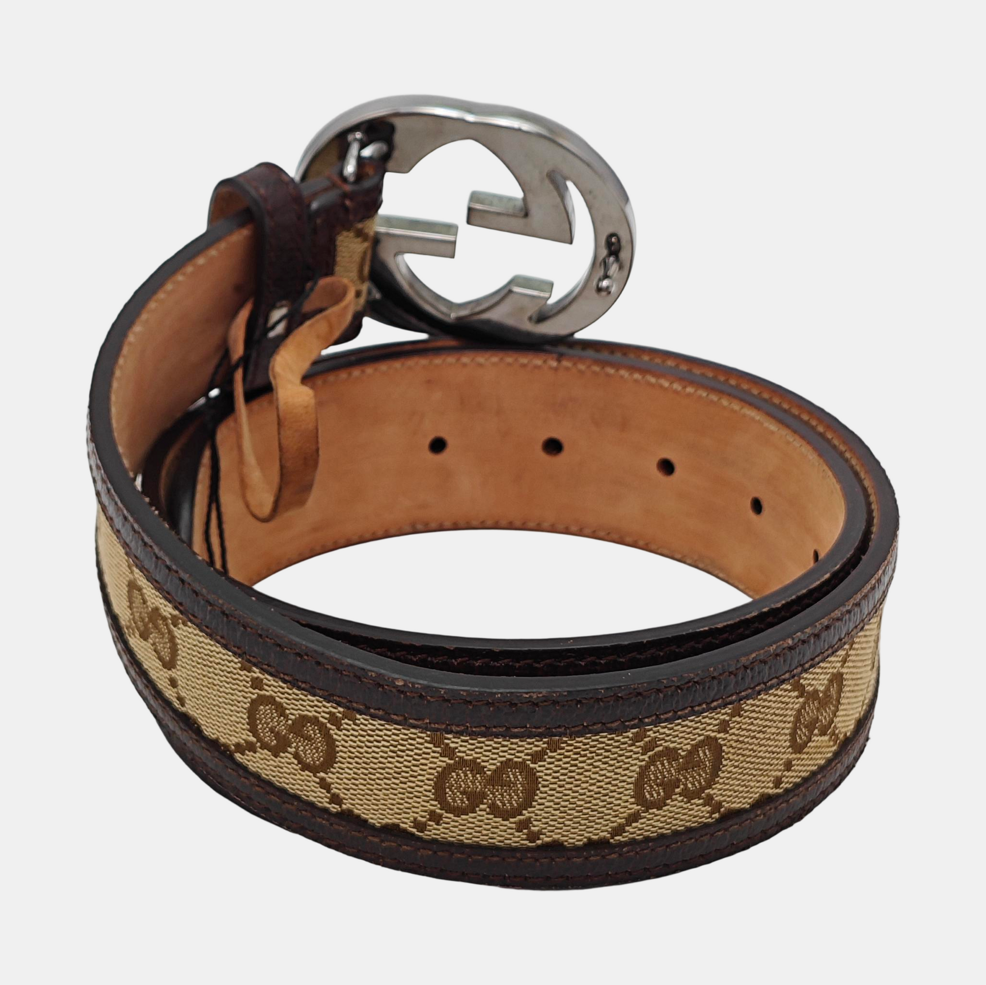 Fabric Belt Beige