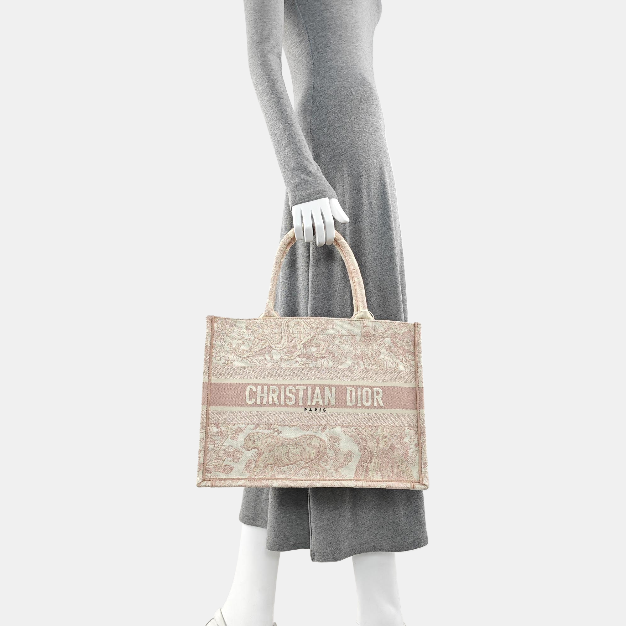 Book Tote Medium Canvas Pink