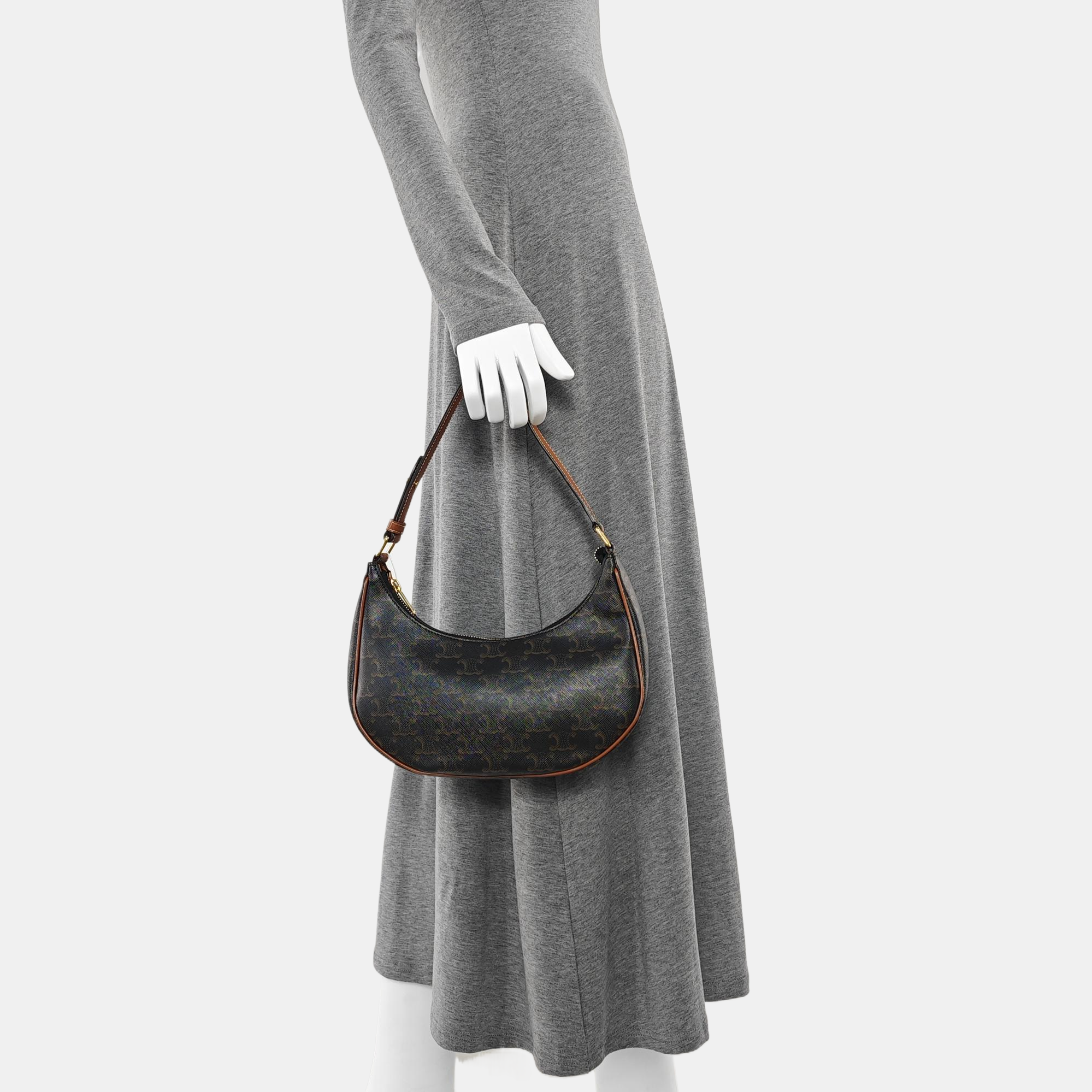 AVA Small Coated Canvas Brown