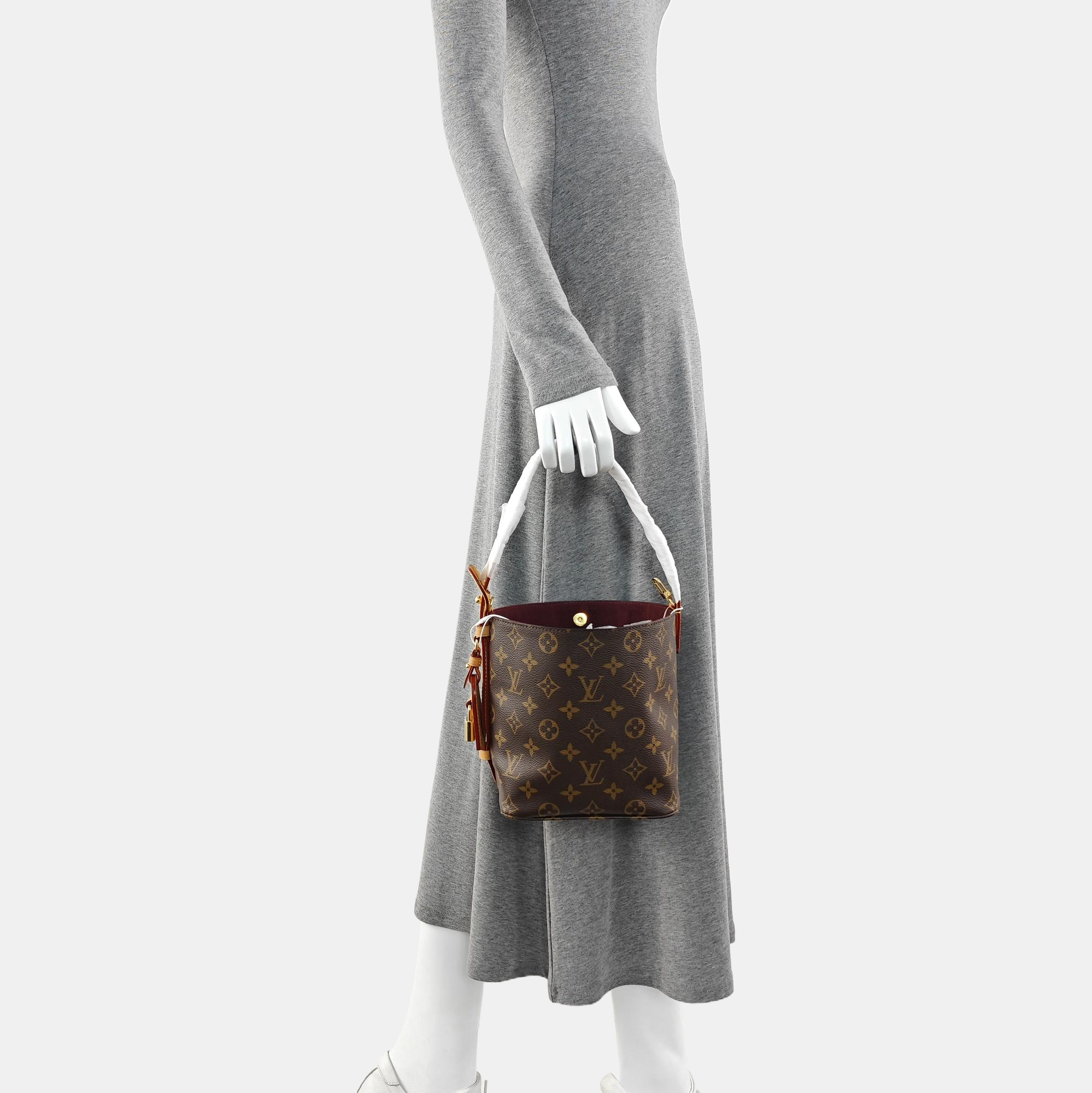 ALL IN BB Monogram Coated Canvas Brown